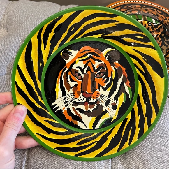 Vintage Bob Mackie Plate set of three - Picture 4 of 13